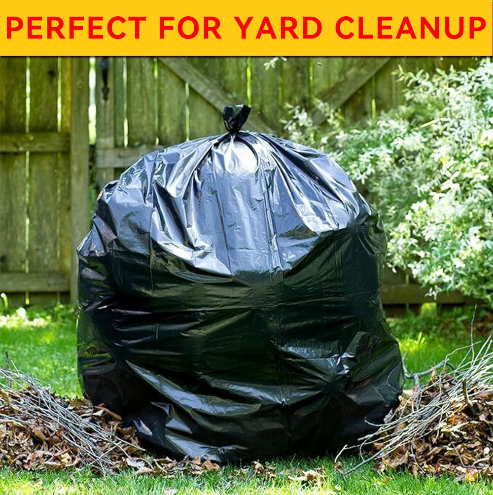 Boxed Disposable Garbage Bag 70 Pieces Puncture Tear Resistant Trash Bags, 39 Gallon Capacity, Multipurpose Cleaning Supplies For Industrial, Garden, Home, And Commercial Use - Durable, Leak - Proof - DelightsDownSouth