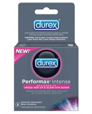Durex performance intense condom - box of 3 - DelightsDownSouth