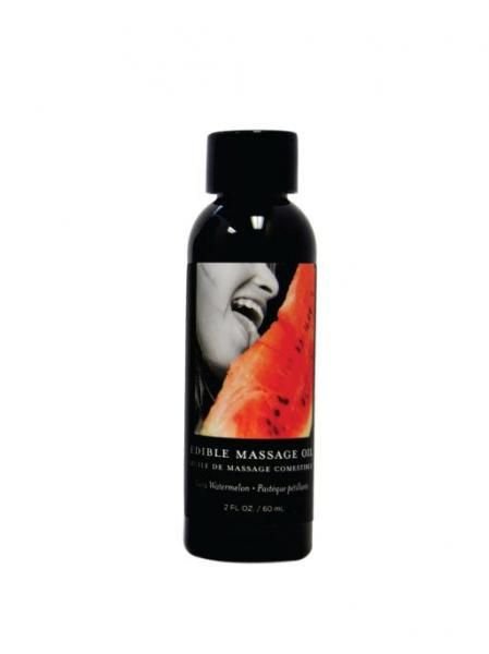Earthly Body Edible Massage Oil Watermelon 2oz - DelightsDownSouth