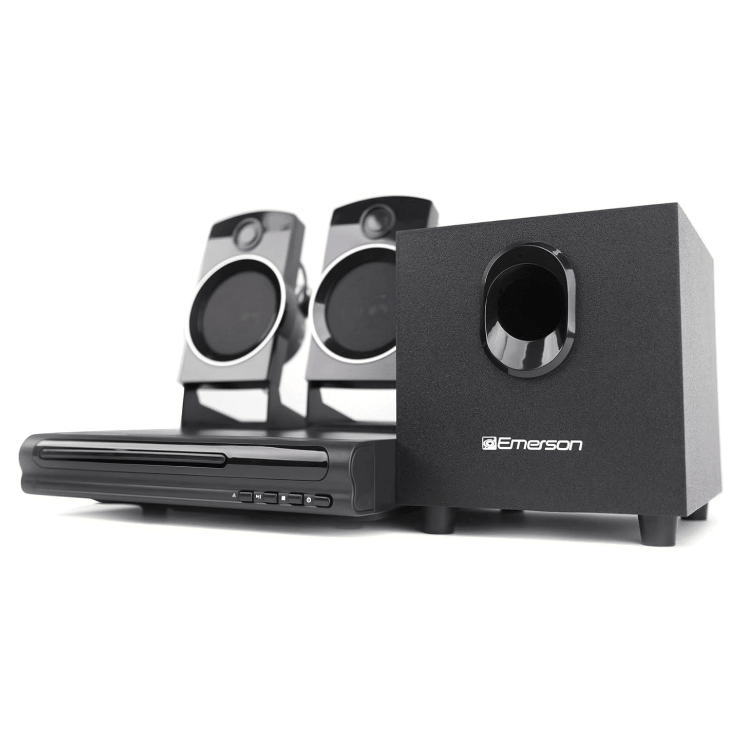 Emerson Speaker Surround Sound System & 2.1 Channel Home Theater DVD Player - DelightsDownSouth