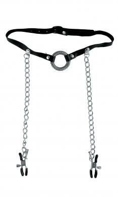 Limited Edition O - Ring Gag & Nipple Clamps - DelightsDownSouth