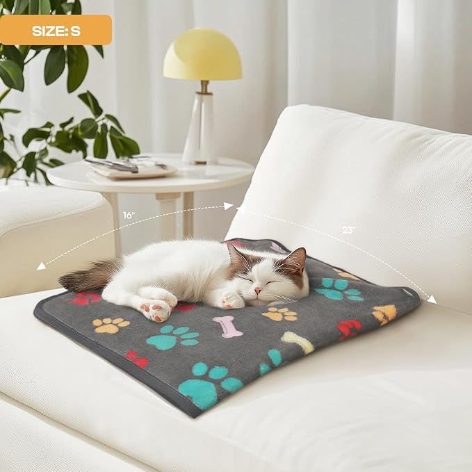 Pack 3 Blankets Fluffy Premium Fleece Pet Blanket Flannel - DelightsDownSouth