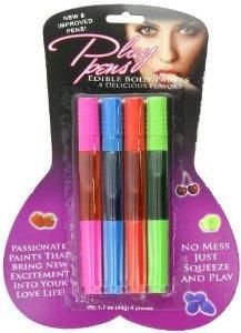 Play Pen Edible Body Paint 4 Pack - DelightsDownSouth