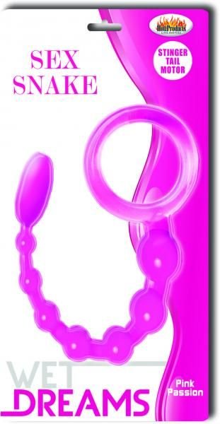 Sex Snake Pink Anal Beads - DelightsDownSouth