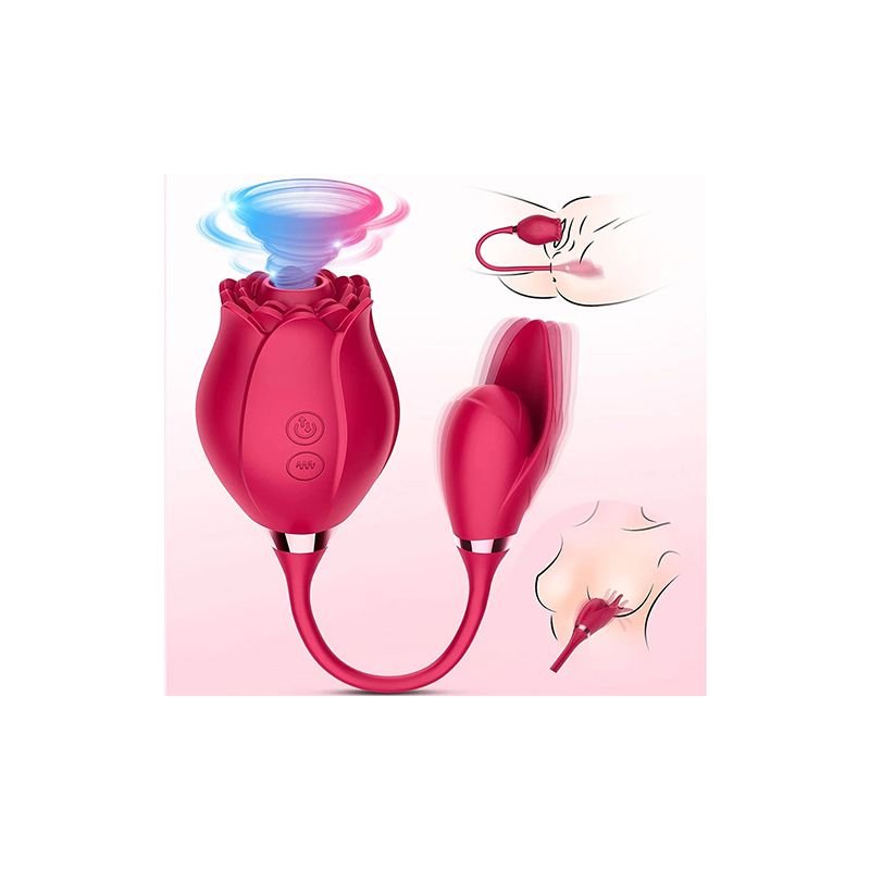 10 Modes Clitoris Suction Vibrating New Rose Massage Vibrator As A Gift - DelightsDownSouth