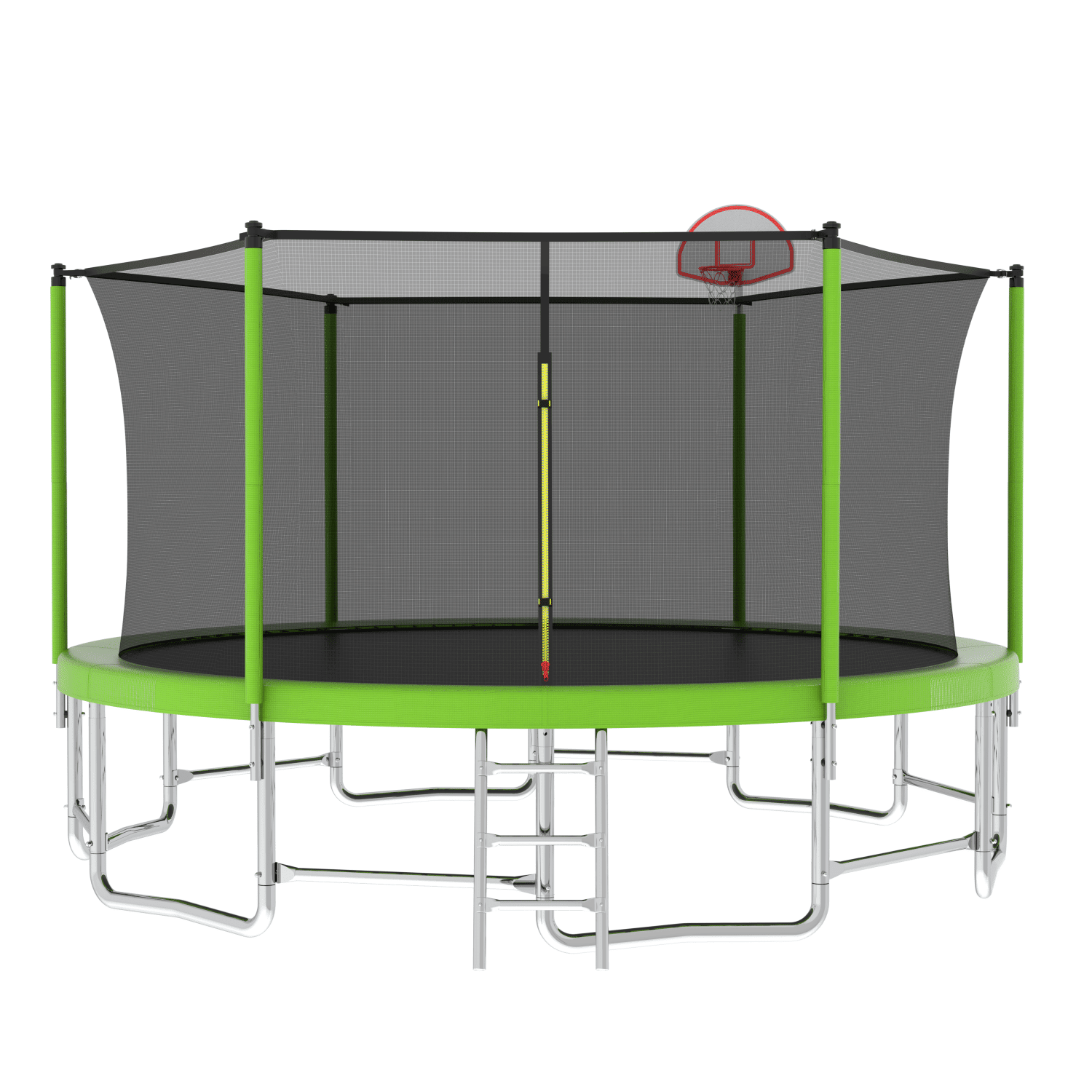 15FT for Kids Children with Safety Enclosure Net Outdoor Backyards Large Recreational Trampoline - DelightsDownSouth
