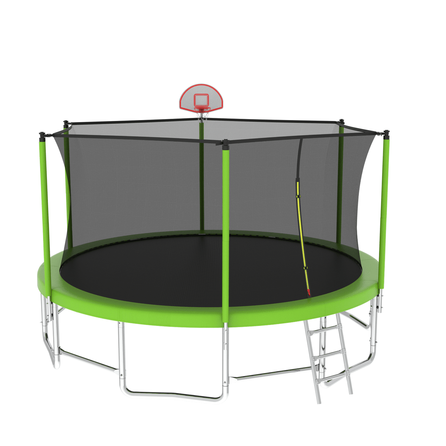 15FT for Kids Children with Safety Enclosure Net Outdoor Backyards Large Recreational Trampoline - DelightsDownSouth