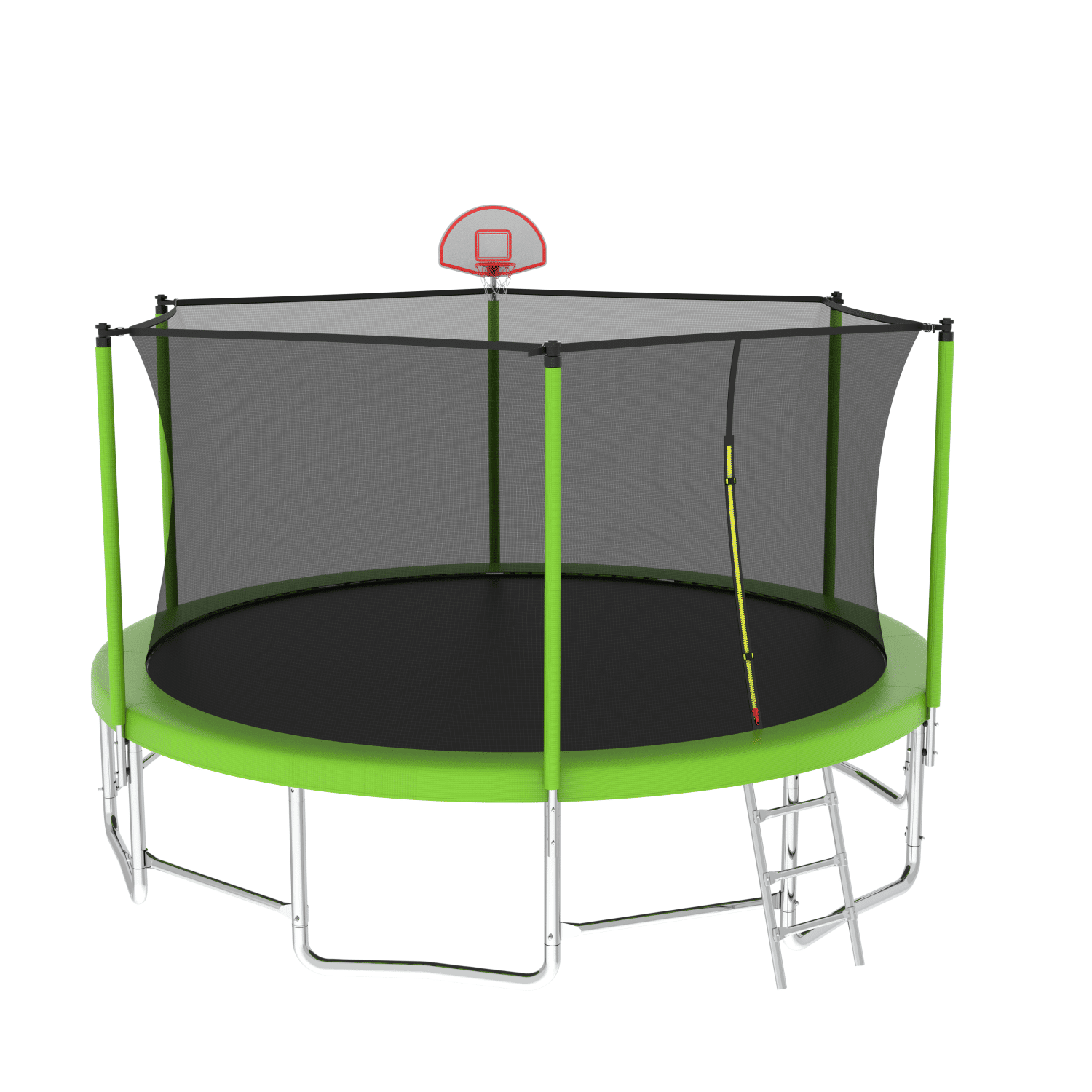 15FT for Kids Children with Safety Enclosure Net Outdoor Backyards Large Recreational Trampoline - DelightsDownSouth
