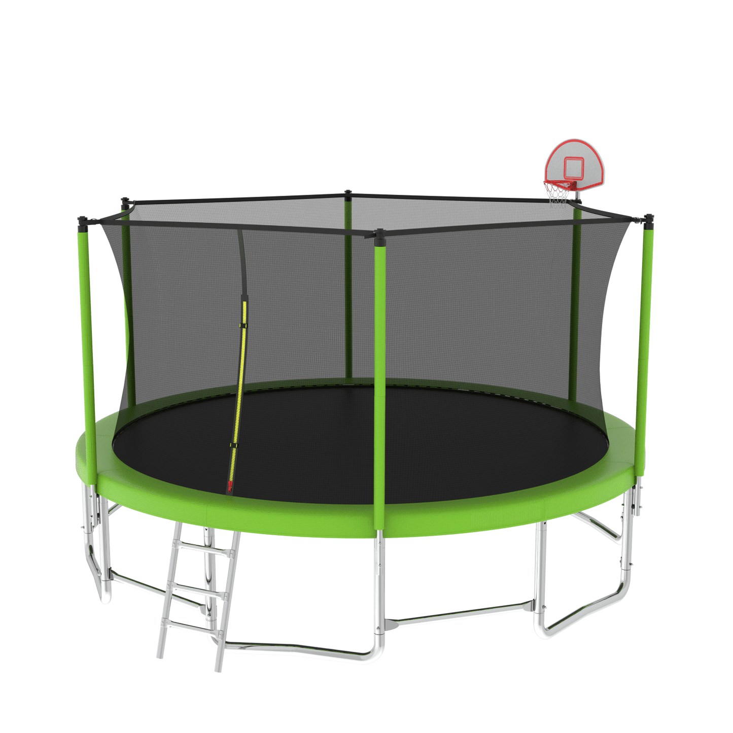 15FT for Kids Children with Safety Enclosure Net Outdoor Backyards Large Recreational Trampoline - DelightsDownSouth