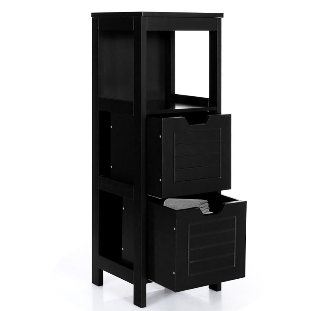 1PC Lockers multifunction Bathroom Wooden Floor Cabinet Organizer with Storage Rack - DelightsDownSouth