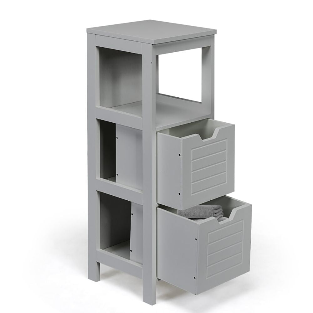1PC Lockers multifunction Bathroom Wooden Floor Cabinet Organizer with Storage Rack - DelightsDownSouth