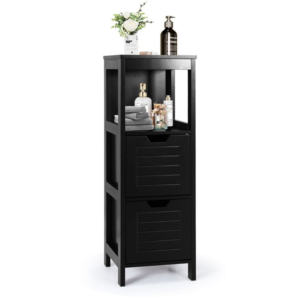 1PC Lockers multifunction Bathroom Wooden Floor Cabinet Organizer with Storage Rack - DelightsDownSouth