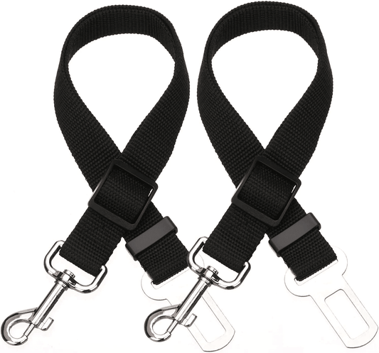 2pcs Pet Dog Cat Car Seat Belt Safety Leash Vehicle Seatbelt Harness - DelightsDownSouth