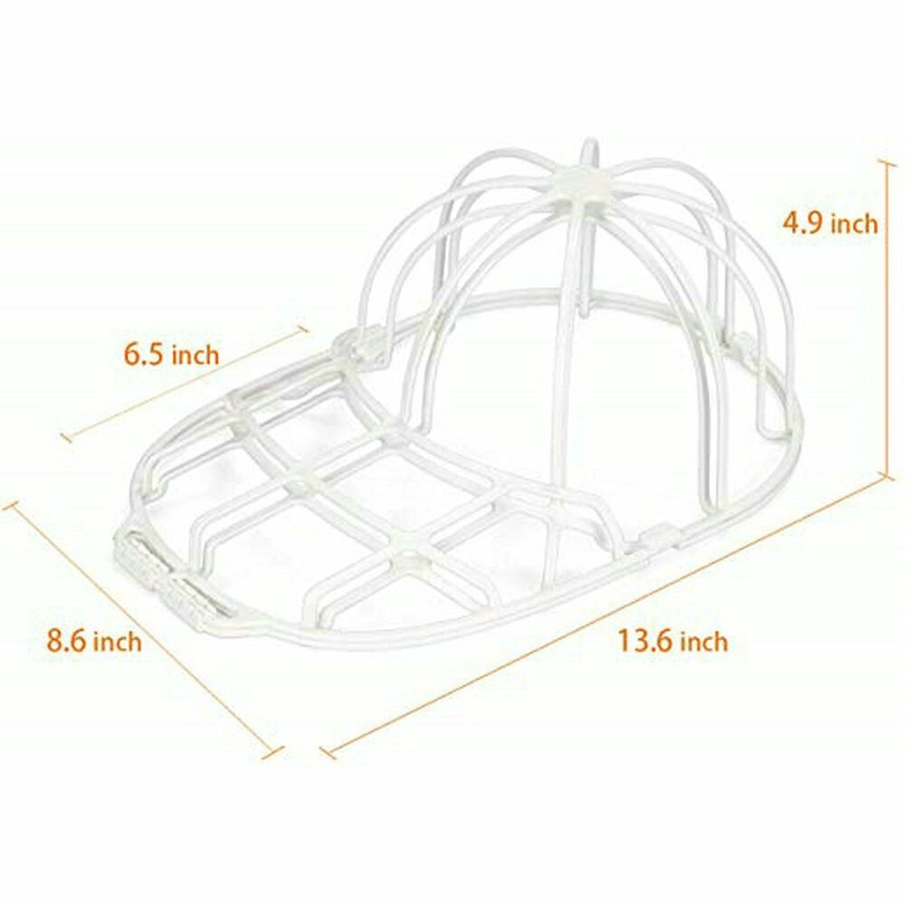3 Pack Hat Washer Baseball Cap Cleaner Machine Washing Cage Holder Frame Net New - DelightsDownSouth