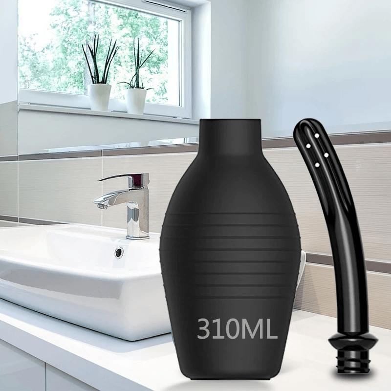 310ml Anal Vaginal Bulb Douche Colonic Irrigation Rubber Enema Bag Cleaner Kit - DelightsDownSouth