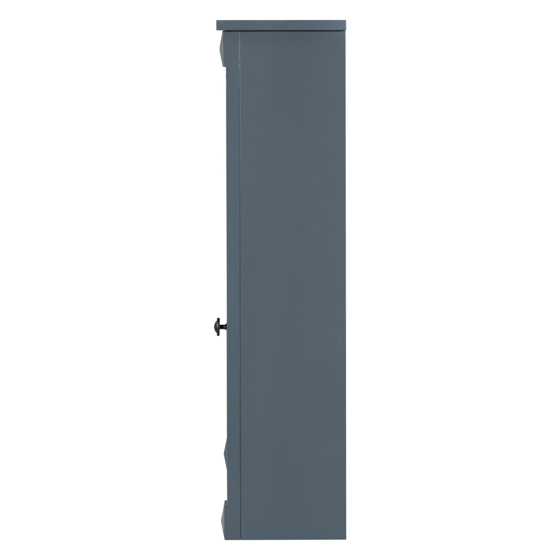 35'' x 28'' Wall Mounted Bathroom Storage Cabinet, Medicine Cabinet, Modern Bathroom Wall Cabinet with Mirror, Mirror Cabinet with 6 Open Shelves (Not Include Bathroom Vanity ) - DelightsDownSouth