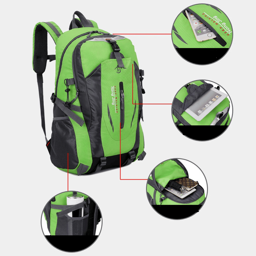 40L Men Women Travel Backpack Rucksack Camping Laptop Hiking School Book Bag USA - DelightsDownSouth