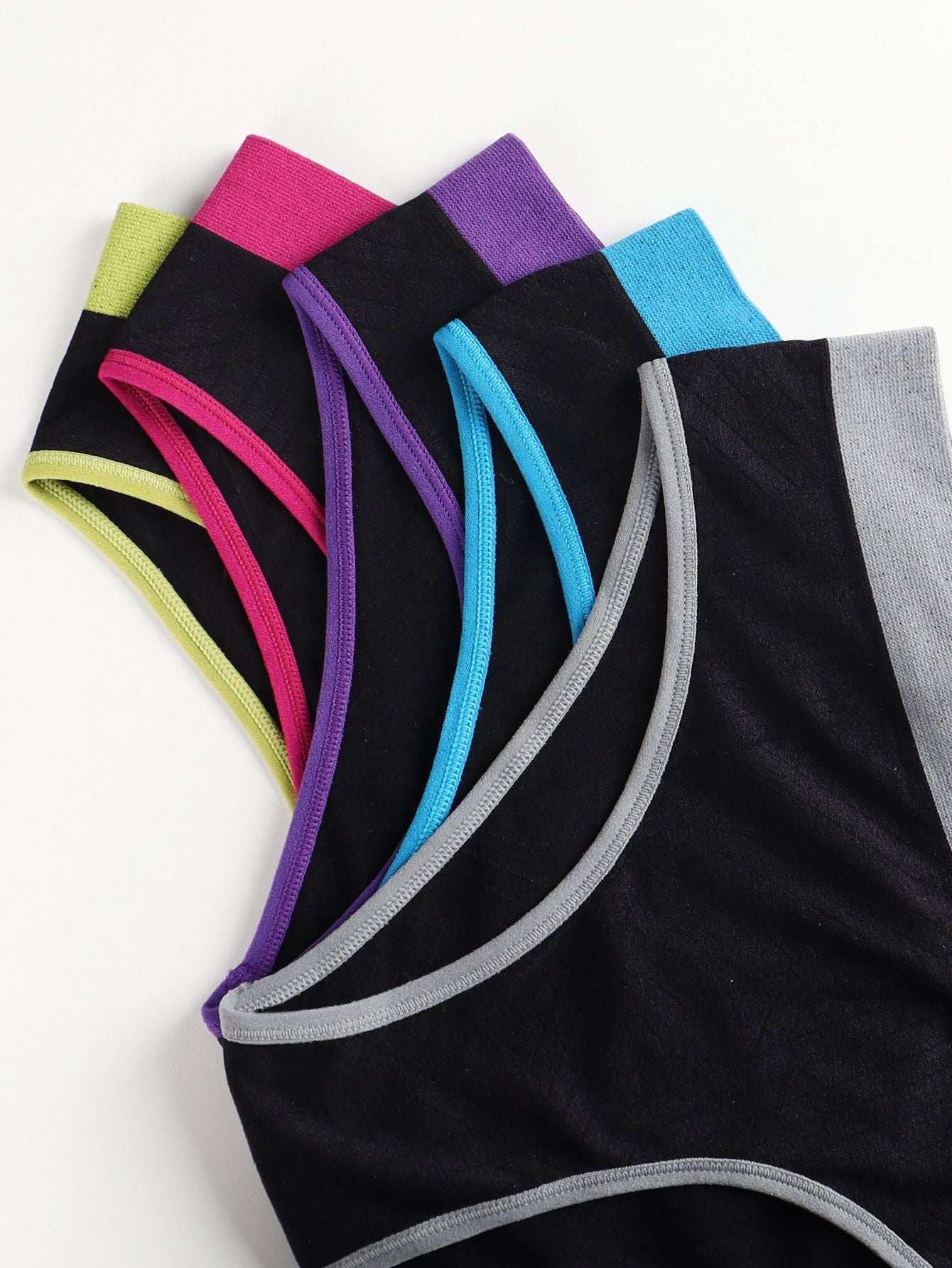 5 Colors Pack Women's Panties Bikini Sexy Underwear Nylon Seamless Knickers Women's Breathable Panties - DelightsDownSouth