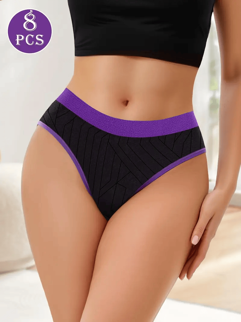 5 Colors Pack Women's Panties Bikini Sexy Underwear Nylon Seamless Knickers Women's Breathable Panties - DelightsDownSouth