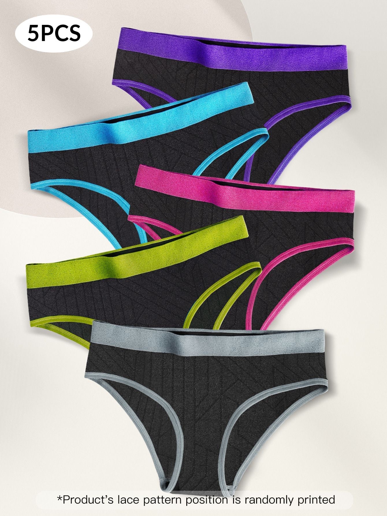 5 Colors Pack Women's Panties Bikini Sexy Underwear Nylon Seamless Knickers Women's Breathable Panties - DelightsDownSouth