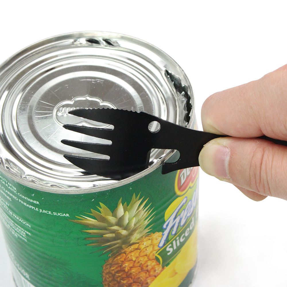 5 in1 Portable Fork Spoon Multi - Function Camping Tool Stainless Steel Titanium Spork Outdoor - DelightsDownSouth