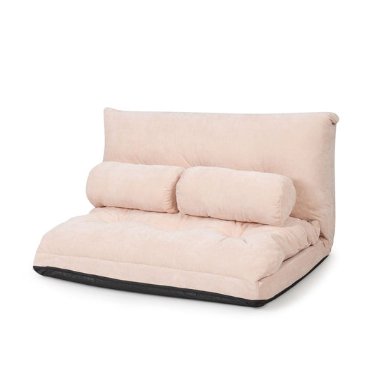 6 - Position Adjustable Sleeper Lounge Couch with 2 Pillows - DelightsDownSouth