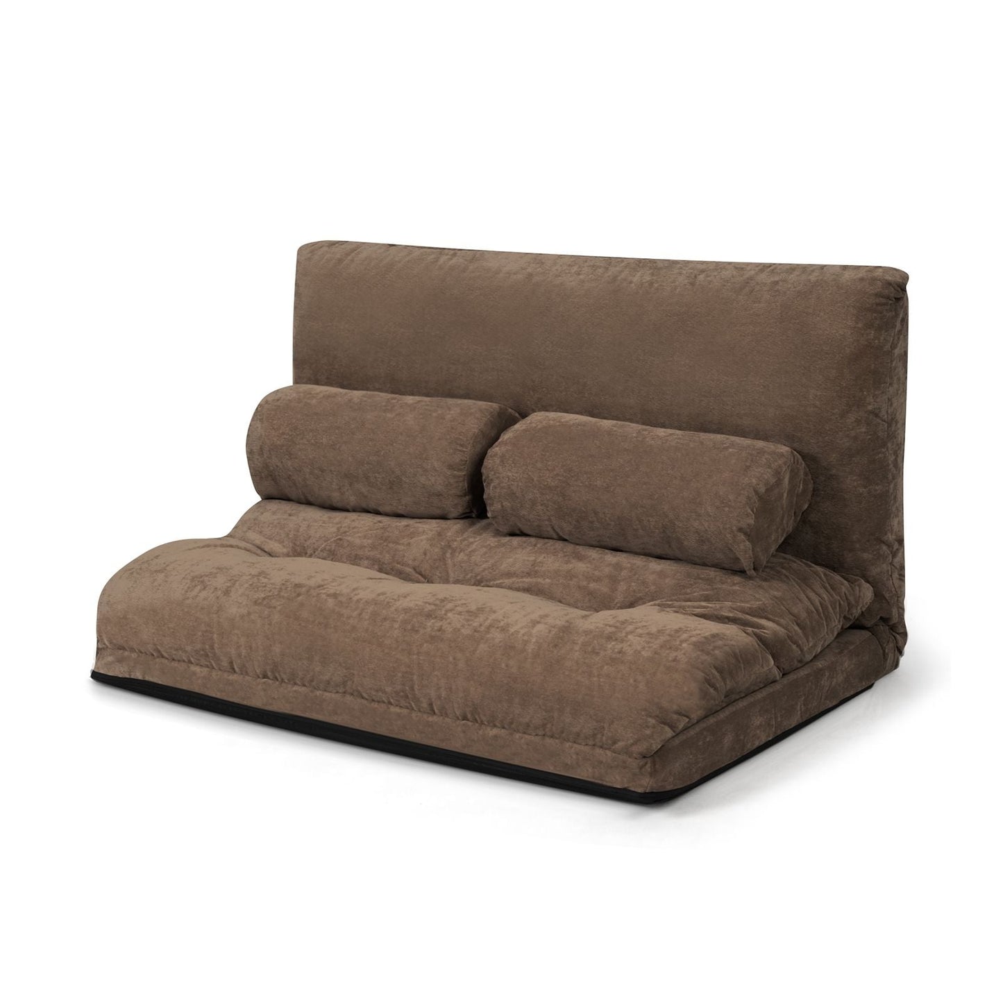 6 - Position Adjustable Sleeper Lounge Couch with 2 Pillows - DelightsDownSouth