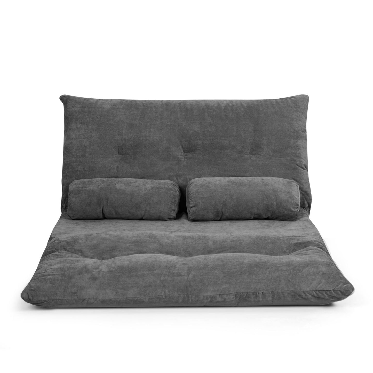 6 - Position Adjustable Sleeper Lounge Couch with 2 Pillows - DelightsDownSouth