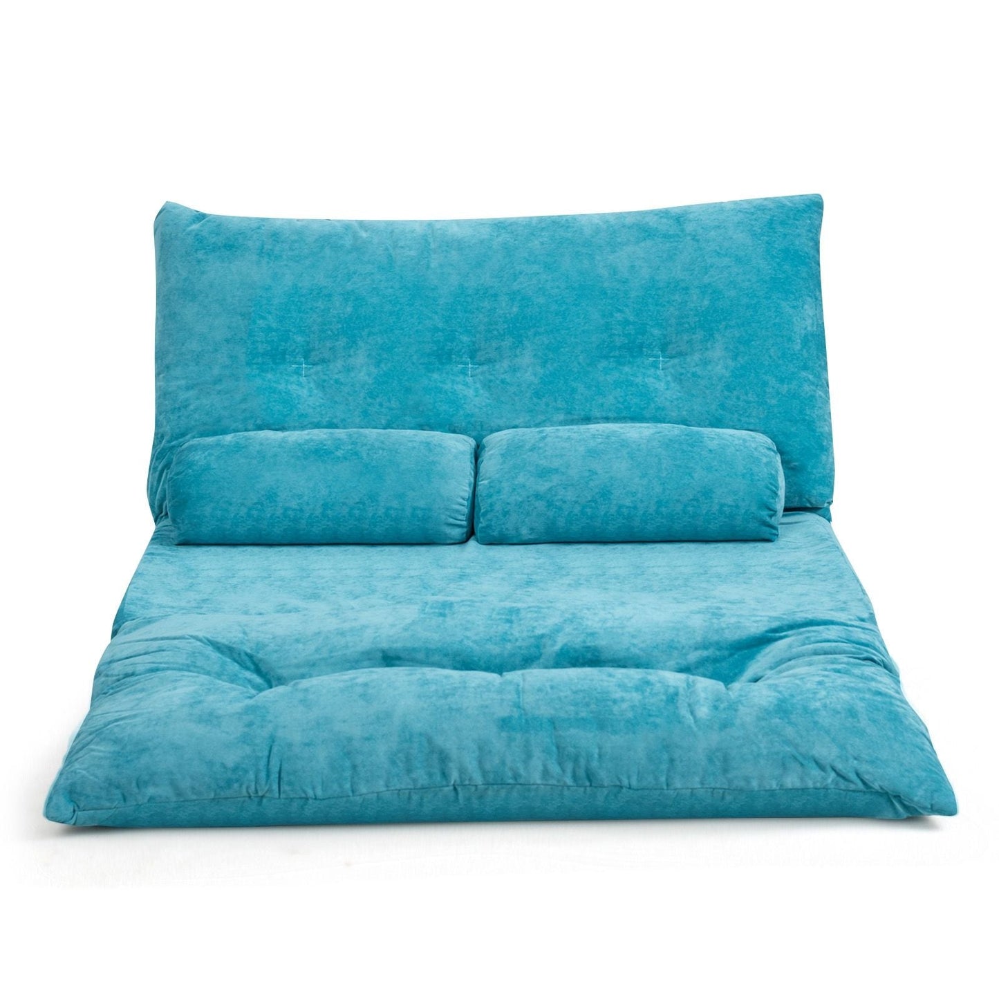 6 - Position Adjustable Sleeper Lounge Couch with 2 Pillows - DelightsDownSouth