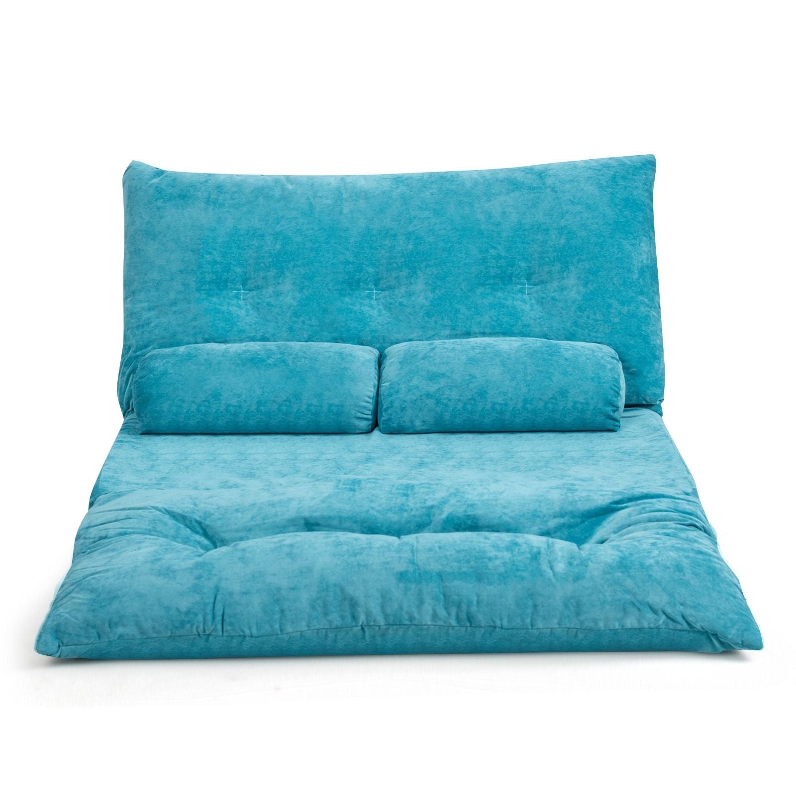 6 - Position Adjustable Sleeper Lounge Couch with 2 Pillows - DelightsDownSouth