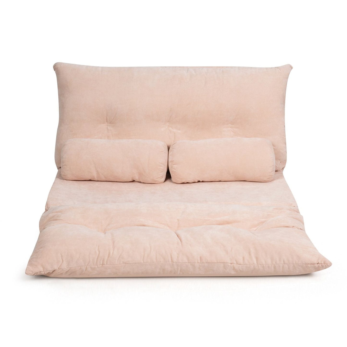 6 - Position Adjustable Sleeper Lounge Couch with 2 Pillows - DelightsDownSouth