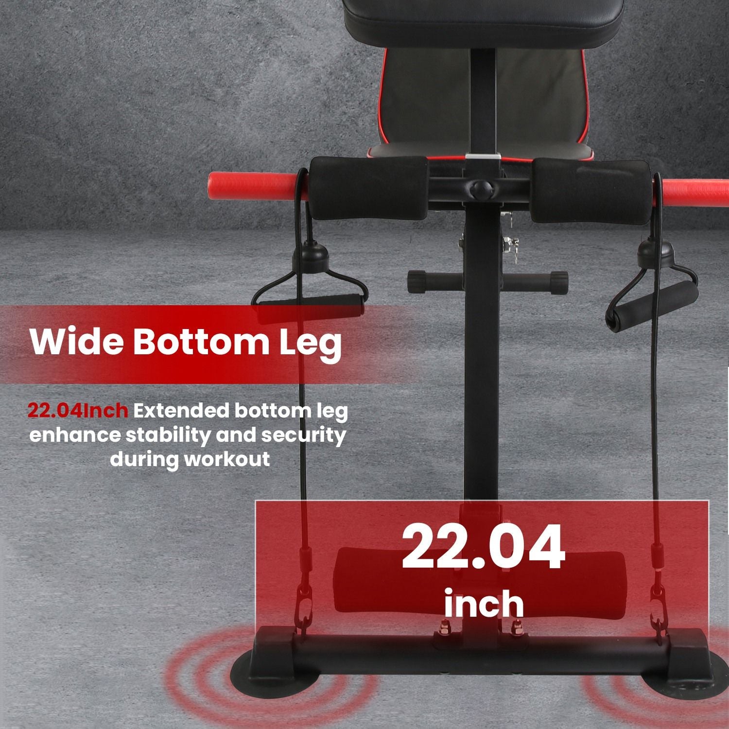 Adjustable Weight Bench with Preacher Curl Pad Resistance Bands Leg Extension Foldable Strength Training Workout Bench for Home Gym Full Body Exercise Stable Decline Incline Bench - DelightsDownSouth