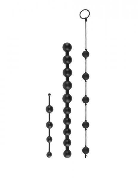 Anal Fantasy Beginners Bead Kit Black - DelightsDownSouth