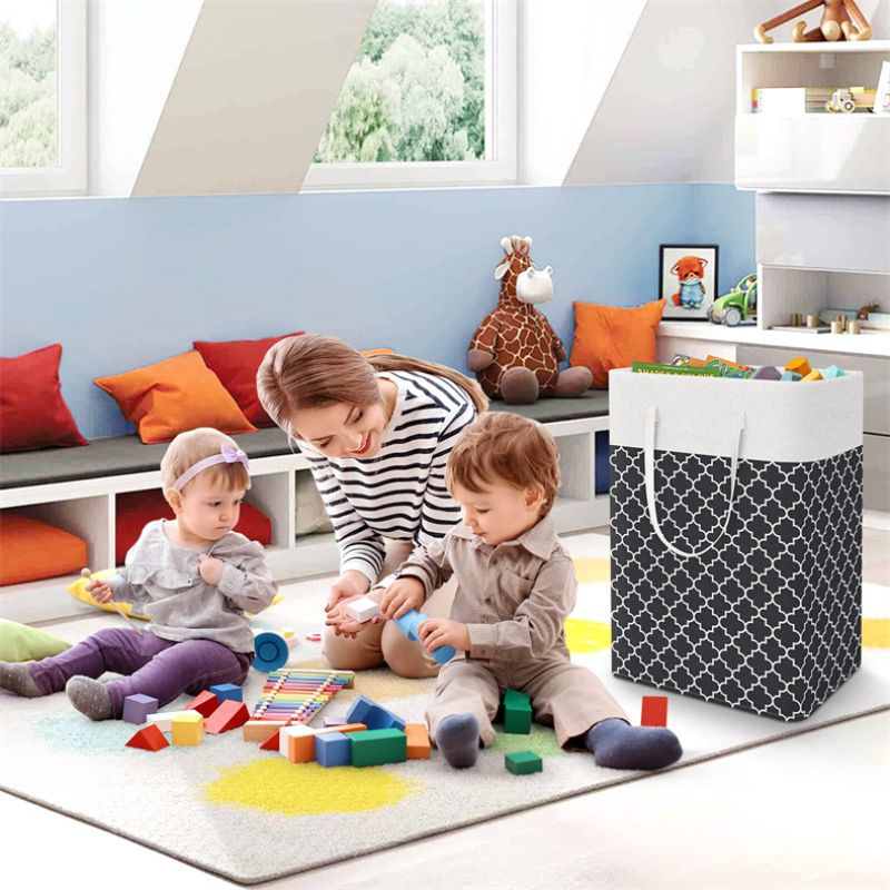 Baby Toy Items Storage Basket Home Bathroom Collapsible Laundry Basket Dirty Clothes Storage Bucket - DelightsDownSouth