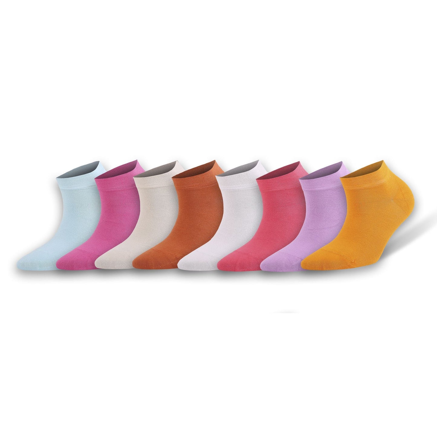 Bamboo Low Cut Ankle Socks for Women 8 Pairs Soft Thin Women Casual Socks with Gift Box - DelightsDownSouth