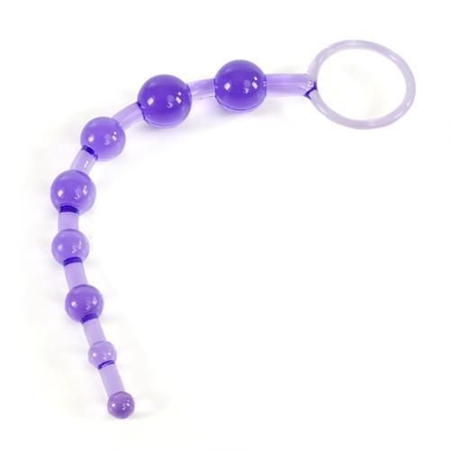 Basic Anal Beads - Purple - DelightsDownSouth