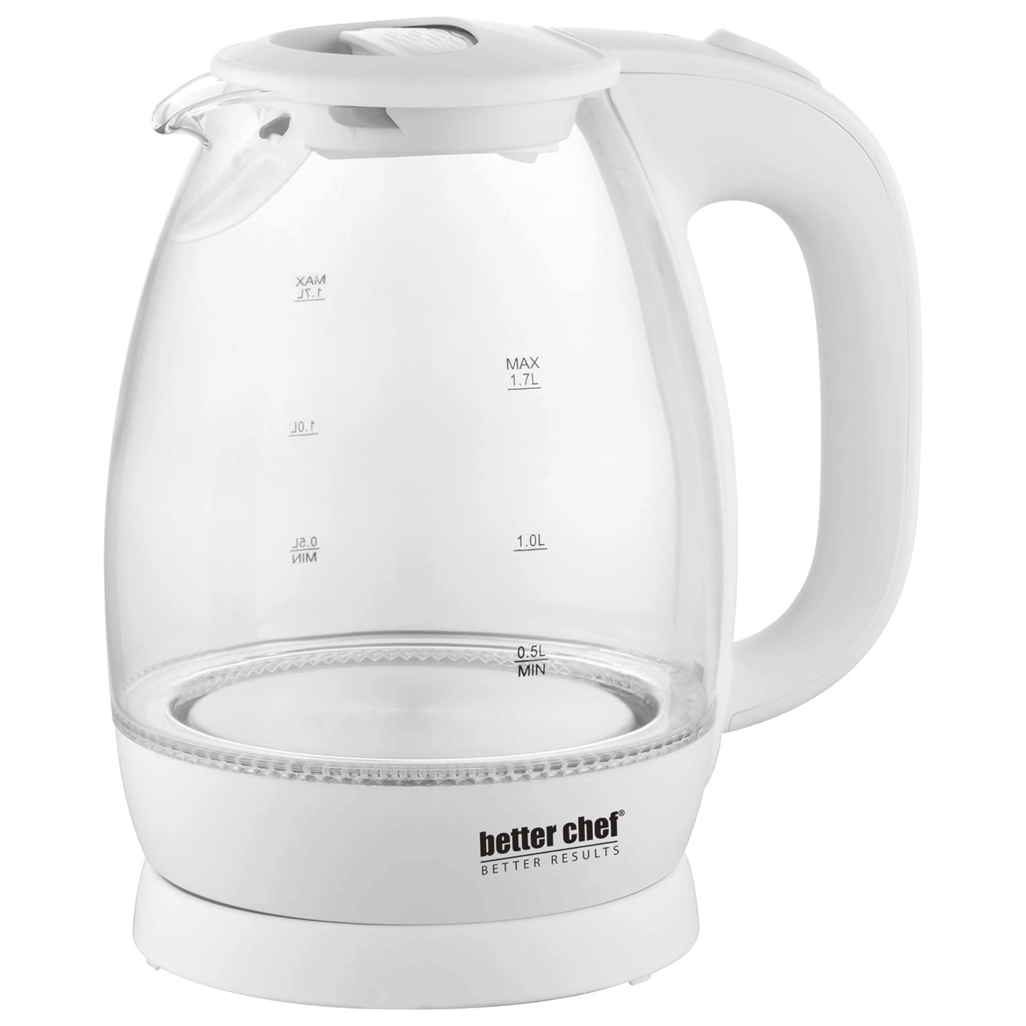Better Chef 7 - Cup Cordless Electric Borosilicate Glass Kettle with LED Light - DelightsDownSouth