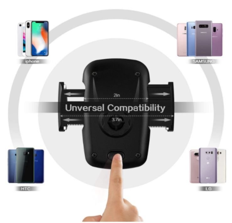 Car Air Vent Mount Cell Phone Mount Holder with Adjustable Cradle - DelightsDownSouth