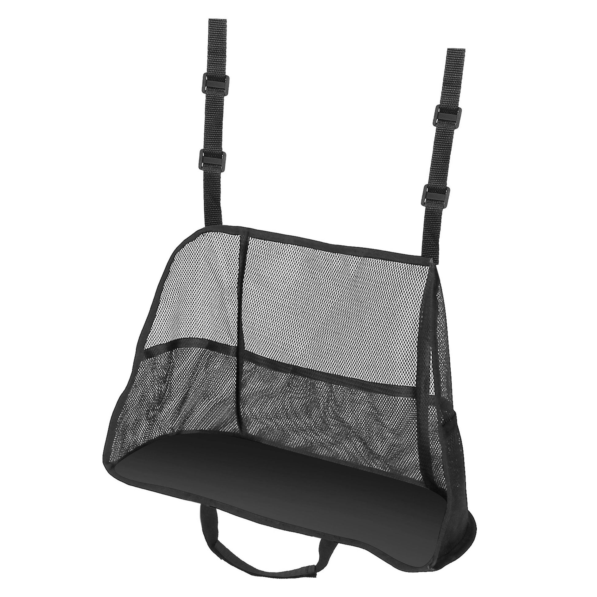 Car Net Pocket Handbag Holder Car Storage Netting Pouch Seat Side Storage Mesh Organizers Bag For Purse Phone Documents Barrier Pets Kids At Backseat - DelightsDownSouth