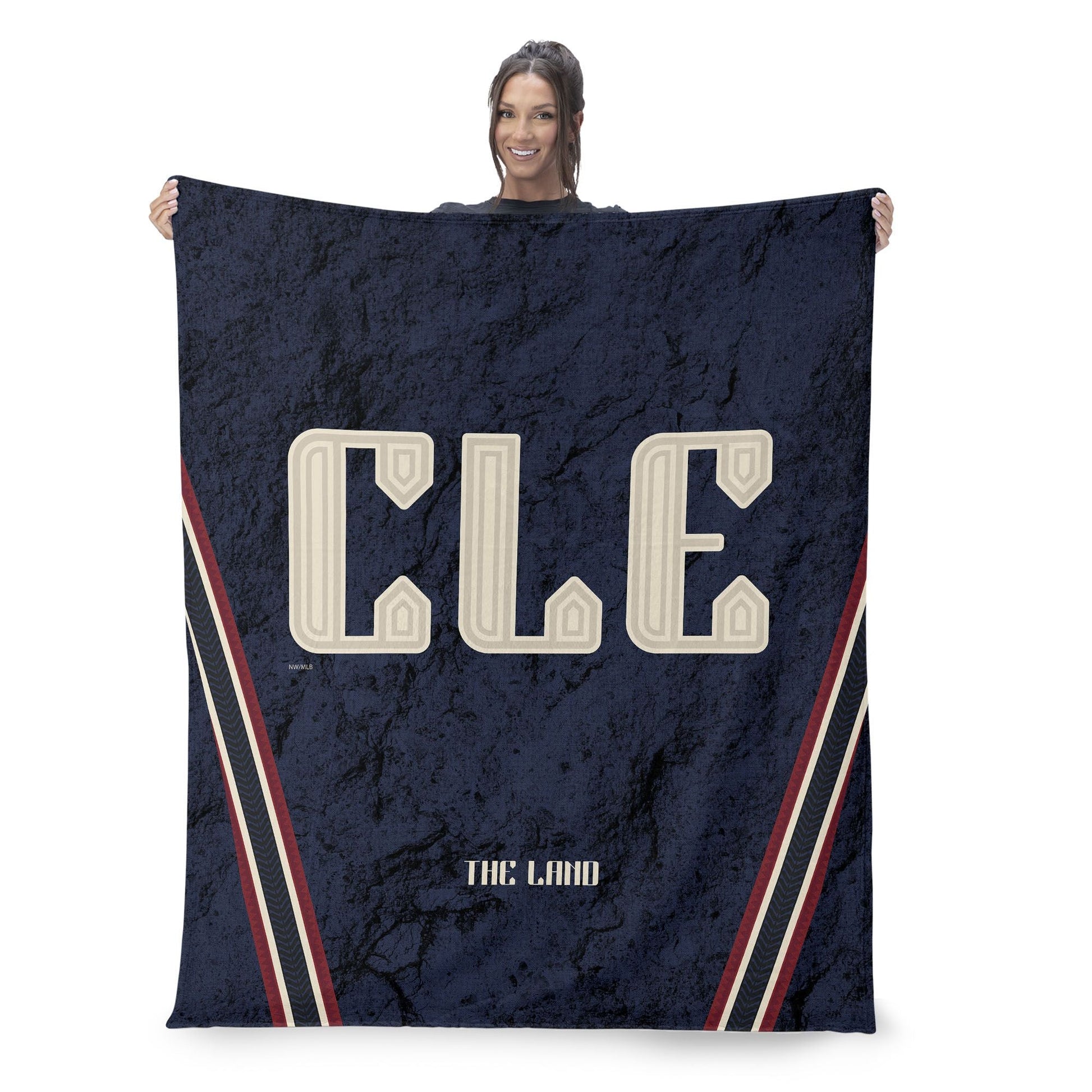 Cleveland Guardians MLB City Connect Silk Touch Throw Blanket 50 x 60 inches - DelightsDownSouth