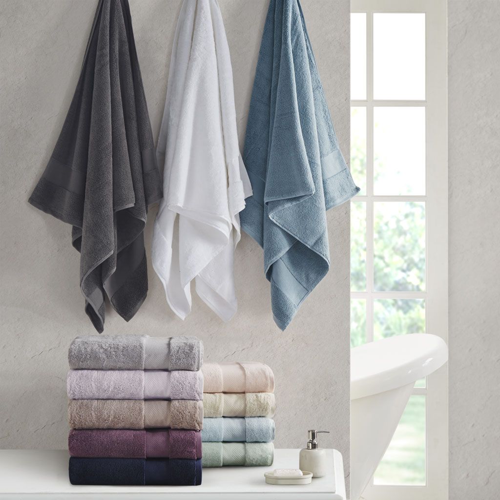 Cotton 6 Piece Bath Towel Set - DelightsDownSouth