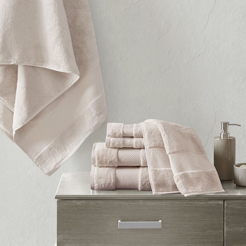 Cotton 6 Piece Bath Towel Set - DelightsDownSouth