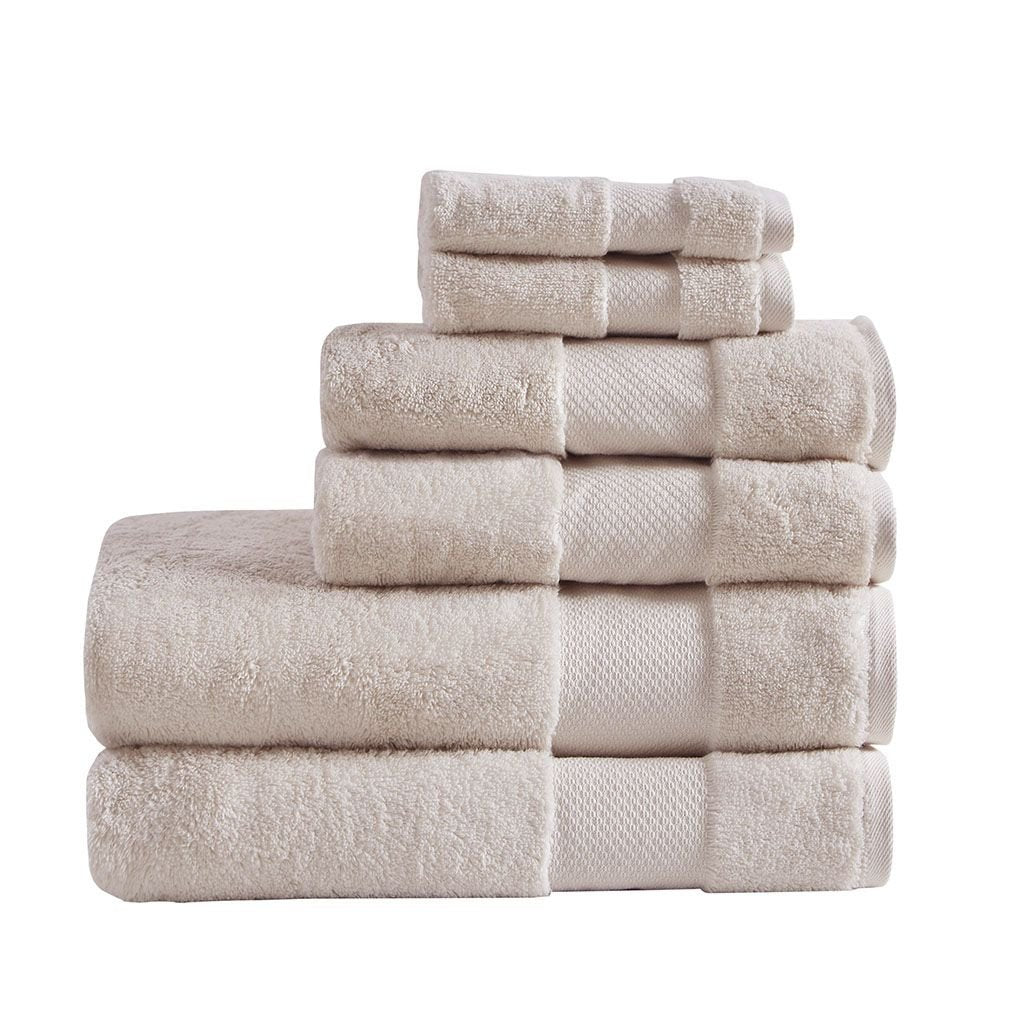 Cotton 6 Piece Bath Towel Set - DelightsDownSouth
