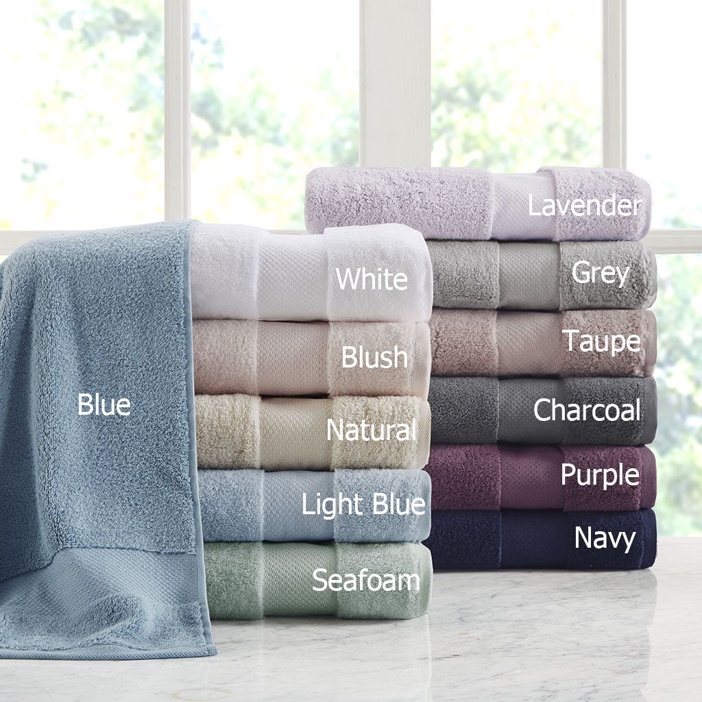 Cotton 6 Piece Bath Towel Set - DelightsDownSouth