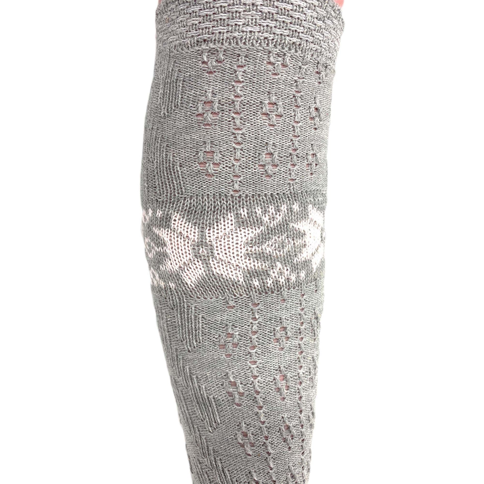 Cotton Knee High Knitted Socks for Women Novelty Knee Socks 1 Pair - DelightsDownSouth