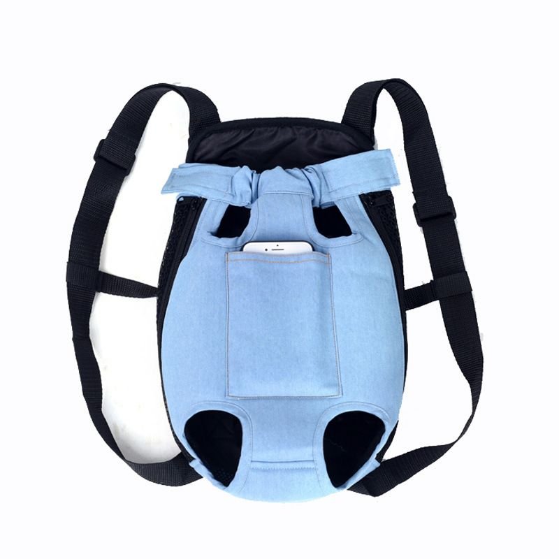Denim Pet Dog Backpack Outdoor Travel Dog Cat Carrier Bag for Small Dogs Puppy Kedi Carring Bags Pets Products Trasportino Cane - DelightsDownSouth