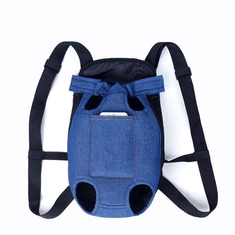 Denim Pet Dog Backpack Outdoor Travel Dog Cat Carrier Bag for Small Dogs Puppy Kedi Carring Bags Pets Products Trasportino Cane - DelightsDownSouth