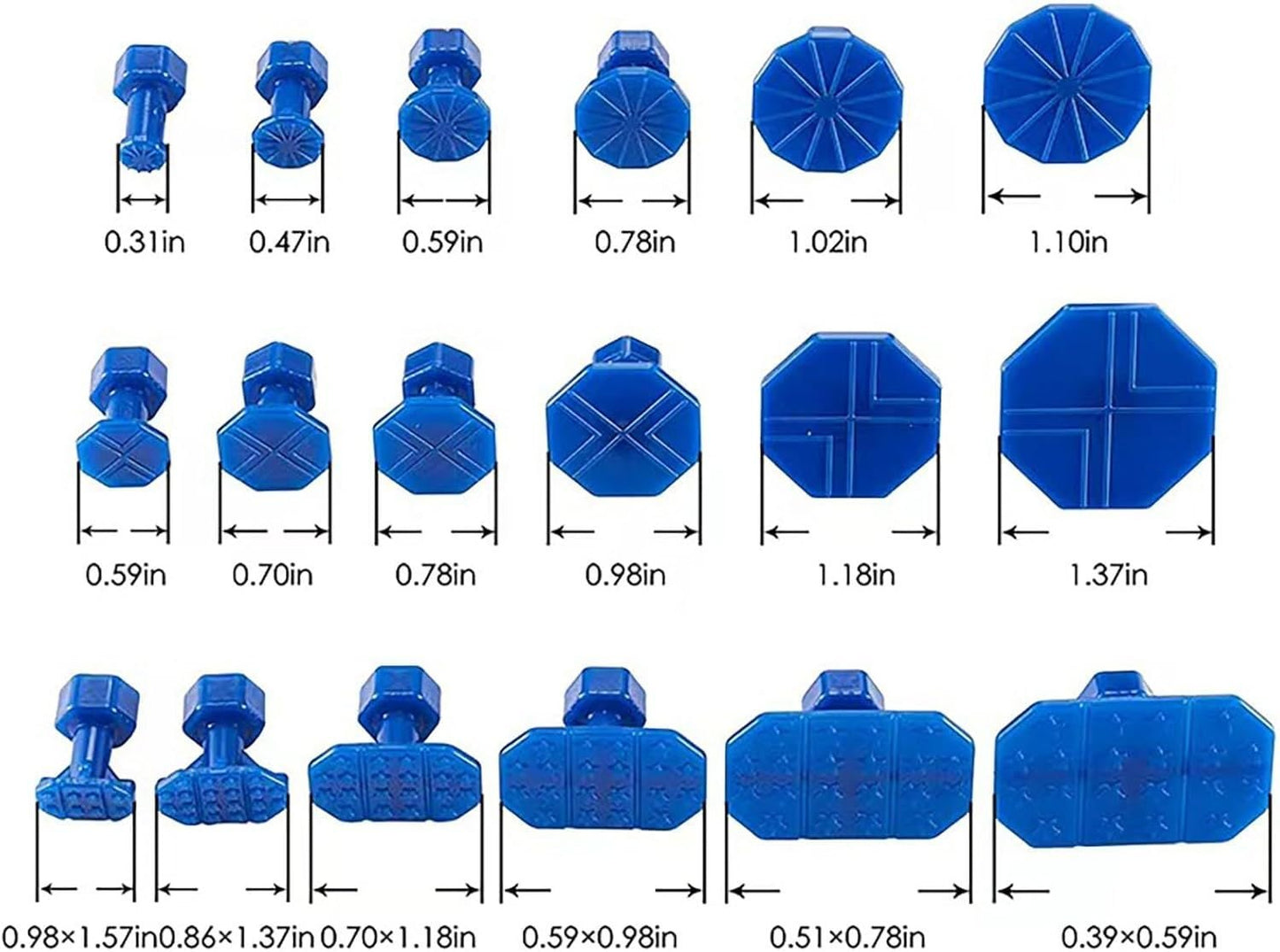 Dent Removal Kit for Car Suction Dent Puller Small Hail Dent Repair Kit Include T Bar Dent Puller and 18 Auto Dent Pulling Tabs - DelightsDownSouth