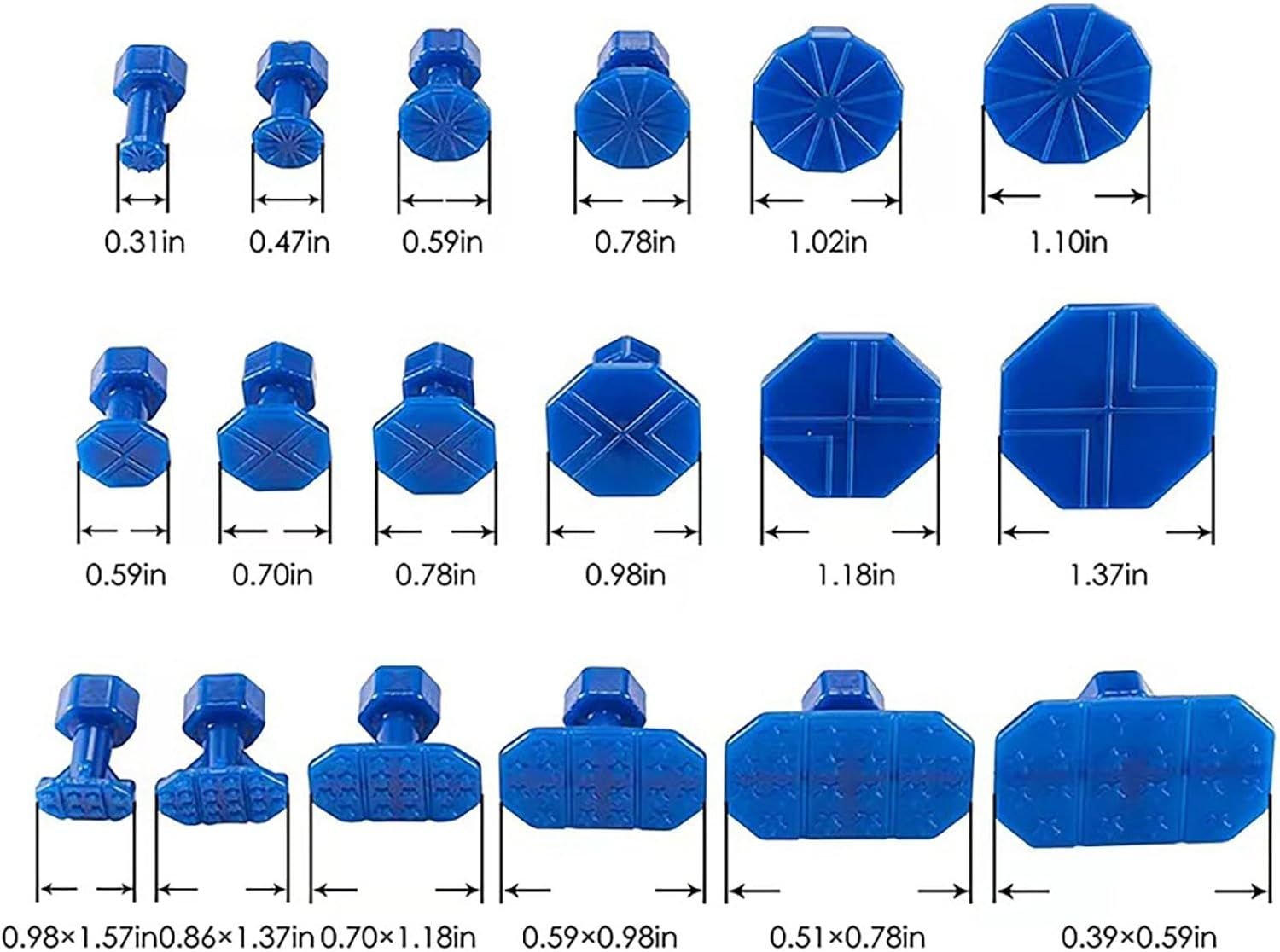Dent Removal Kit for Car Suction Dent Puller Small Hail Dent Repair Kit Include T Bar Dent Puller and 18 Auto Dent Pulling Tabs - DelightsDownSouth
