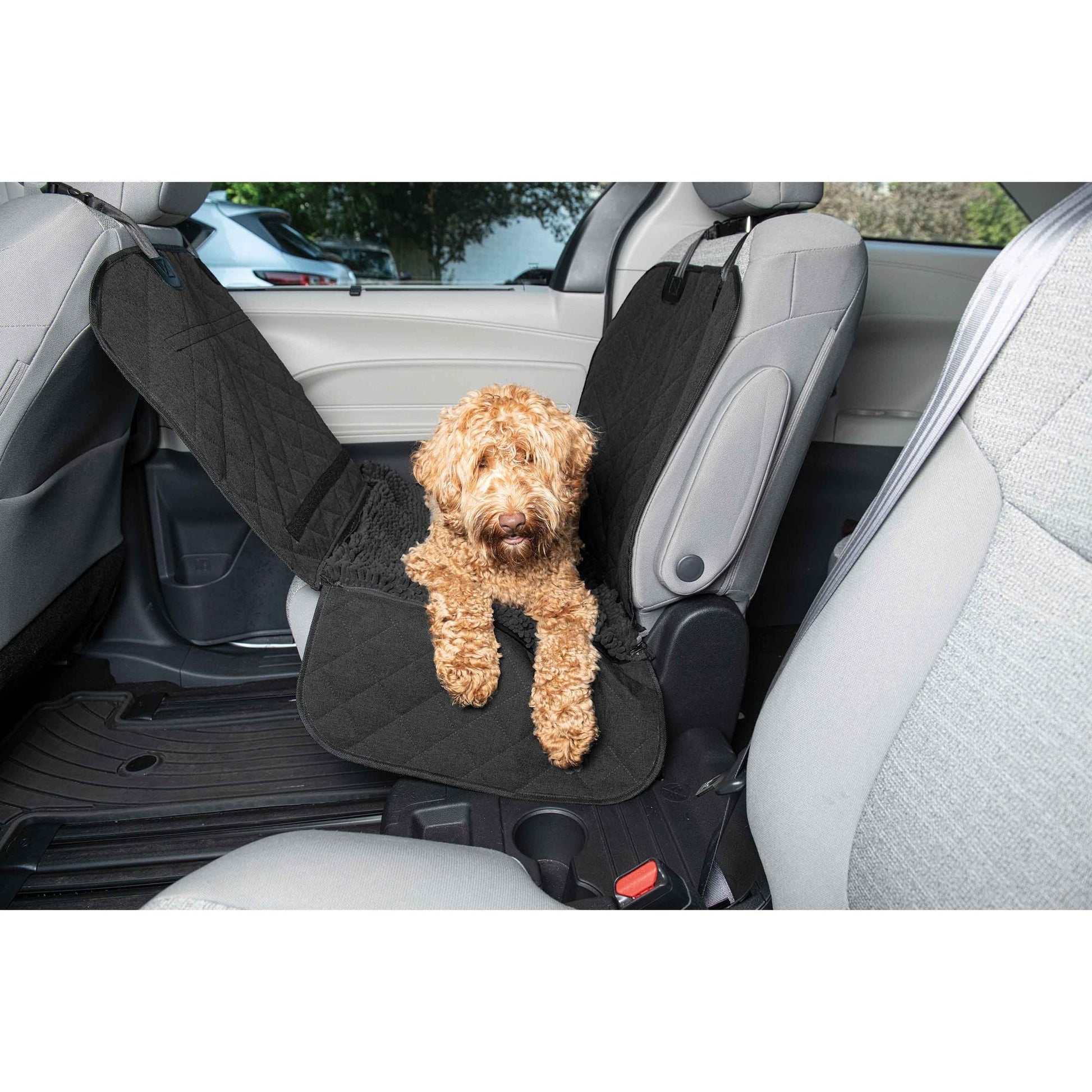 DGS Pet Products Dirty Dog Single Car Seat Cover Black 44" x 35" x 2" - DelightsDownSouth